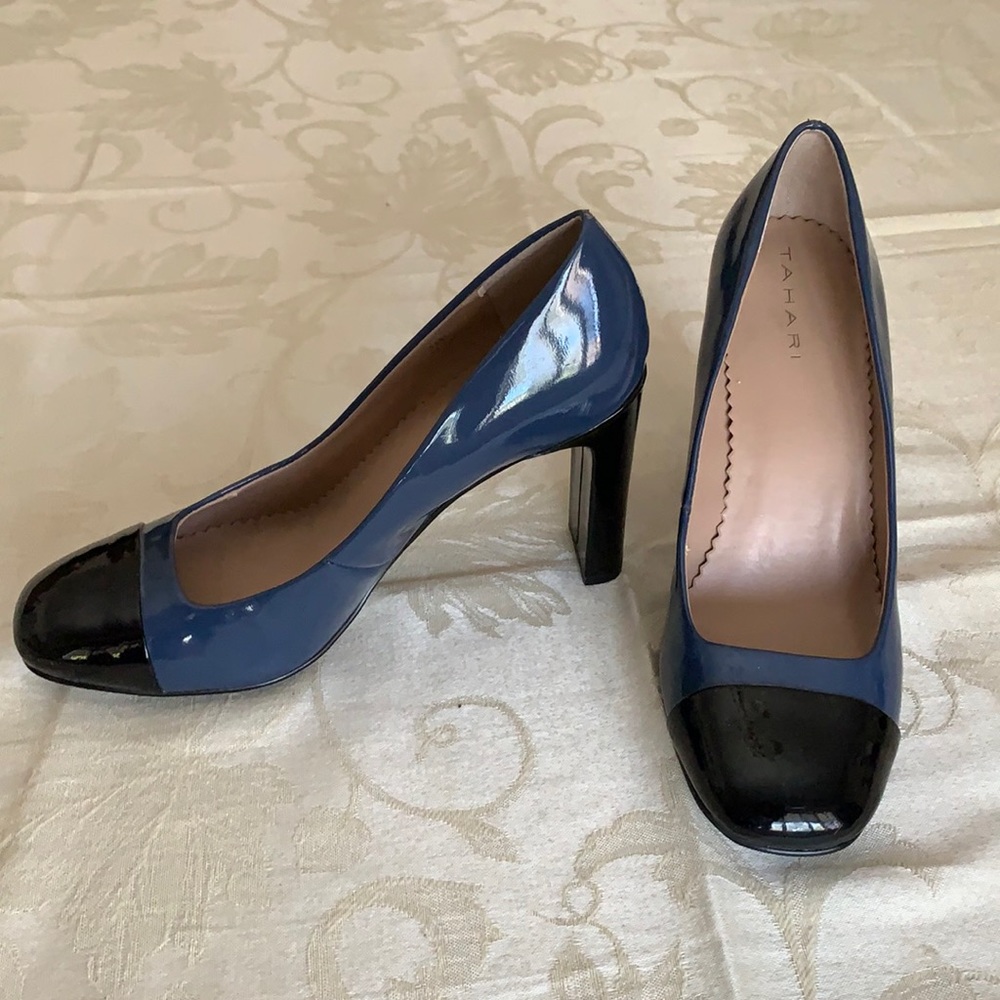 Tahari Classic Patent Leather Pumps
